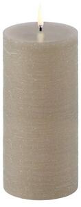 Uyuni - Świeca Słupkowa LED 7,8x15,2 cm Rustic Sandstone Uyuni
