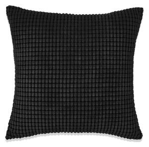 Zestaw 2 poduszek z weluru w kolorze czarnym 60x60 cm
