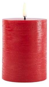 Uyuni - Świeca Słupkowa LED 7,8x10,1 cm Rustic Red Uyuni