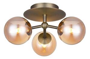 Halo Design - Atom Trio Lampa Sufitowa Antique Brass Halo Design