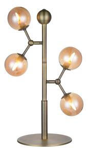 Halo Design - Atom Lampa Stołowa Antique Brass/Amber Halo Design