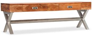 Szafka pod TV, drewno akacjowe stylizowane na sheesham, 140 cm