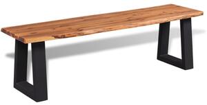 Ława z litego drewna akacjowego 160 cm