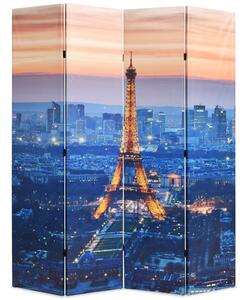 Składany parawan, 160x170 cm, motyw Paryża nocą