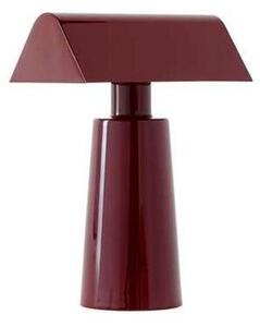 &Tradition - Caret MF1 Portable Lampa Stołowa Dark Burgundy