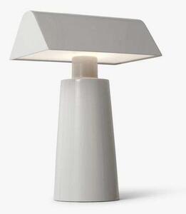 &Tradition - Caret MF1 Portable Lampa Stołowa Silk Grey