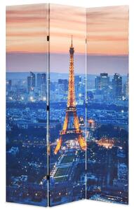 Składany parawan, 120x170 cm, motyw Paryża nocą