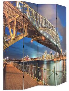 Składany parawan, 160x170 cm, motyw Mostu Portowego w Sydney