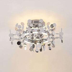 Lucande - Glimmo LED Lampa Sufitowa Chrome