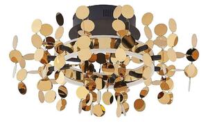 Lucande - Glimmo LED Lampa Sufitowa Brass