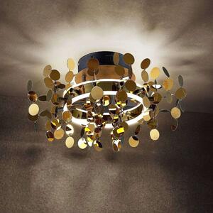 Lucande - Glimmo LED Lampa Sufitowa Brass