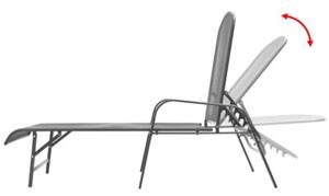 Leżak, stal, antracytowy