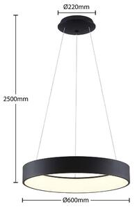 Arcchio - Aleksi Round LED Lampa Wisząca Ø60 Black Arcchio