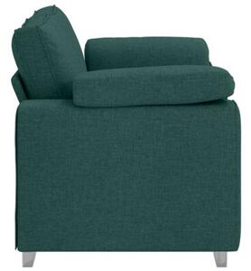 Sofa ciemna zieleÅ 160 x 77 x 82 cm tkanina