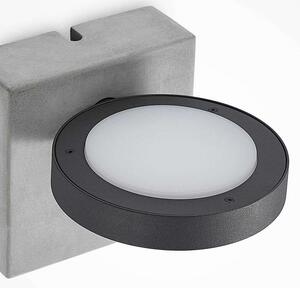 Lucande - Belna Sensor LED Zewnętrzna Lampa Ścienna Szara