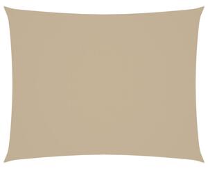 Prostokątny żagiel ogrodowy, tkanina oxford, 2,5x3,5 m, beżowy