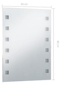 Åcienne lustro Åazienkowe z LED, 60 x 80 cm