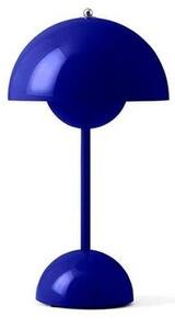 &Tradition - Flowerpot VP9 Portable Lampa Stołowa Cobalt Blue &Tradition
