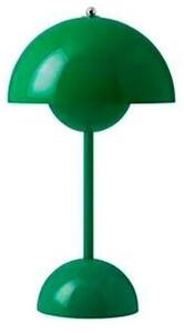 &Tradition - Flowerpot VP9 Portable Lampa Stołowa Signal Green