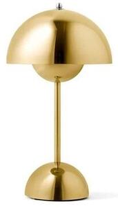 &Tradition - Flowerpot VP9 Portable Lampa Stołowa Brass-Plated &Tradition