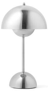&Tradition - Flowerpot VP9 Portable Lampa Stołowa Chrome-Plated &Tradition