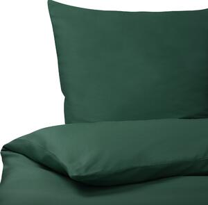 Komplet pościeli 220 x 240 cm bawełniany jednolity wzór zielony Harmonridge Beliani