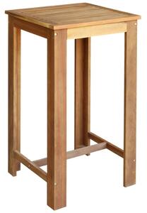Stolik barowy z litego drewna akacjowego, 60 x 60 x 105 cm