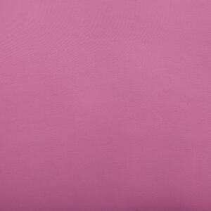 Komplet pościeli 135 x 200 cm bawełniany jednolity wzór różowy Harmonridge Beliani