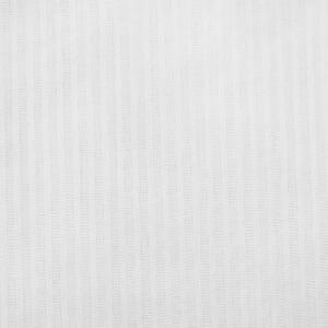 Komplet pościeli 240 x 220 cm satynowa bawełna w paski gładka biały Avondale Beliani
