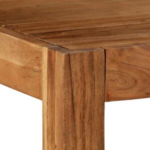Stół do jadalni, lite drewno akacjowe, 120x60x78 cm, brązowy