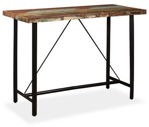 Stolik barowy z litego drewna odzyskanego, 150 x 70 x 107 cm