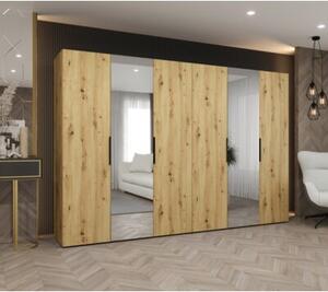Szafa uchylna otwierana Marbella 2 300 wys. 202 cm artisan + u. czarny
