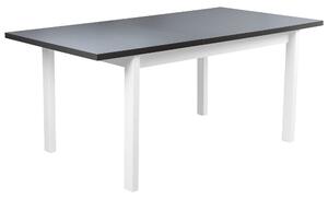 Stół Rozkładany do Kuchni ALB2L 140/180x80 Biały/Grafit
