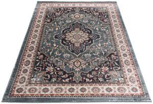 Niebieski dywan w klasyczny perski wzór - Igras 7X