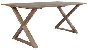 Stół ogrodowy, 180x90x76 cm, lite drewno tekowe z odzysku
