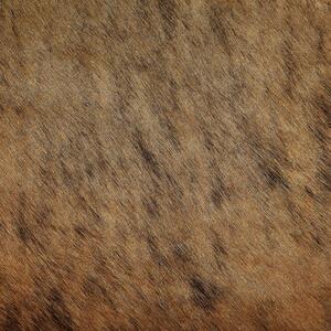 Skóra bydlęca dywan ze skóry krowa bazylijska 3-4 m² jasnobrązowa Nasqu Beliani