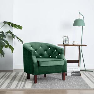 Fotel, zielony, aksamit