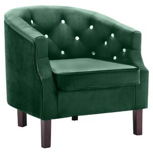 Fotel, zielony, aksamit