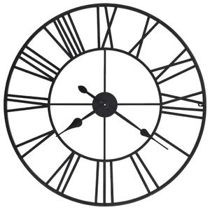 Zegar ścienny, mechanizm kwarcowy, vintage, metal, 80 cm, XXL