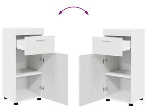 Nowoczesny zestaw szafek łazienkowych tulum z lustrem i dużą pojemnością
