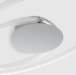 Lucande - Ovala LED Lampa Sufitowa Ø72 Chrome
