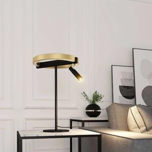 Lucande - Matwei LED Ring Lampa Stołowa Brass