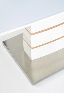 EMWOmeble Stół rozkładany TORONTO / biały i dąb złoty