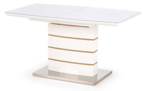EMWOmeble Stół rozkładany TORONTO / biały i dąb złoty