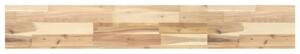Półki ścienne, 4 szt., 160x20x4 cm, surowe lite drewno akacjowe