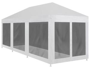 Namiot imprezowy z 8 siatkowymi ściankami, 9 x 3 m