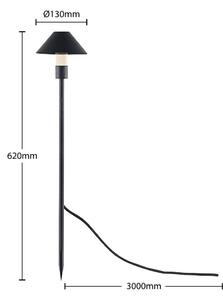 Lindby - Velenora LED Lampa Ogrodowa Black Lindby