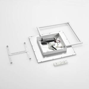 Lucande - Senan LED Square Lampa Sufitowa CCT Silver