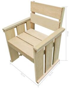 Krzesło ogrodowe, impregnowane drewno sosnowe