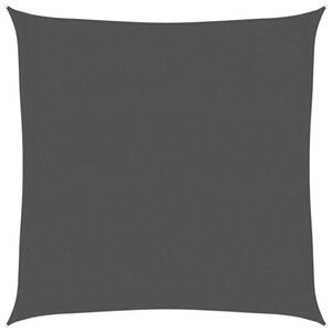 Żagiel przeciwsłoneczny, 160 g/m², czarny, 2,5x2,5 m, hdpe